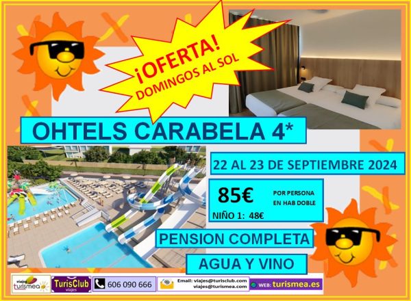 OHTELS CARABELA – 20 AL 23 DE SEPTIEMBRE 2024